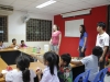 Jan-Volunteers from Singapore and USA teaching English